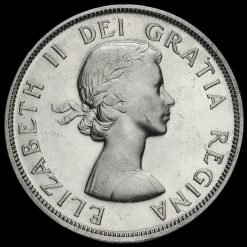 Canada 1959 Elizabeth II Silver Dollar Obverse