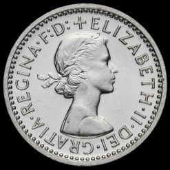 1964 Elizabeth II Silver Maundy Threepence Obverse