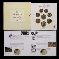 1986 United Kingdom Brilliant Uncirculated Coin Collection