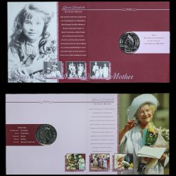 2000 Queen Elizabeth The Queen Mother Centenary Crown Inside Pack