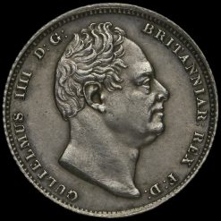 1831 William IV Milled Silver Sixpence Obverse