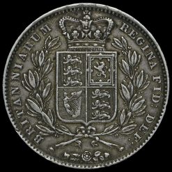1845 Queen Victoria Young Head Silver Crown Reverse