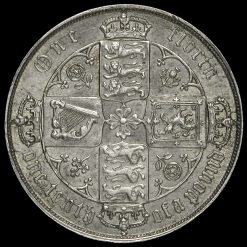 1881 Queen Victoria Gothic Florin Reverse