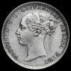 1884 Queen Victoria Young Head Silver Threepence Obverse