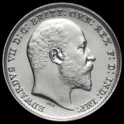 1902 Edward VII Silver Threepence Obverse