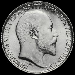 1906 Edward VII Silver Sixpence Obverse