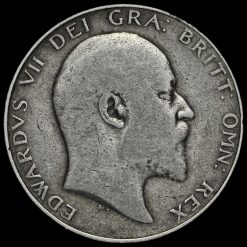 1907 Edward VII Silver Half Crown Obverse