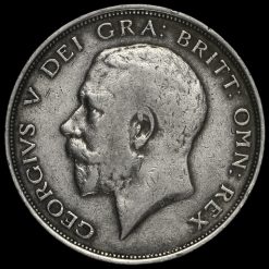 1912 George V Silver Half Crown Obverse