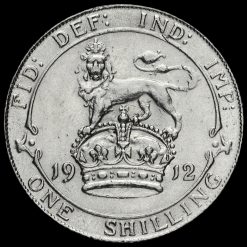 1912 George V Silver Shilling Reverse
