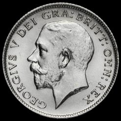 1921 George V Silver Sixpence Obverse