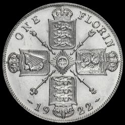 1922 George V Silver Florin Reverse