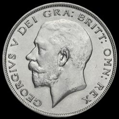 1922 George V Silver Half Crown Obverse