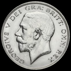 1925 George V Silver Half Crown Obverse