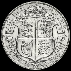 1925 George V Silver Half Crown Reverse