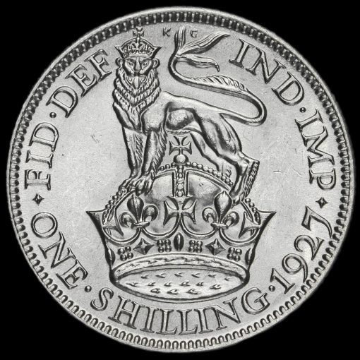 1927 George V Silver Shilling Reverse