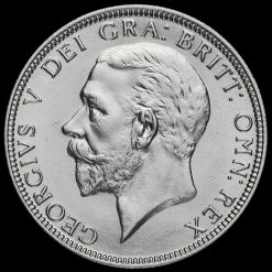 1929 George V Silver Florin Obverse