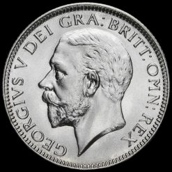1929 George V Silver Shilling Obverse