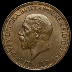 1933 George V Halfpenny Obverse