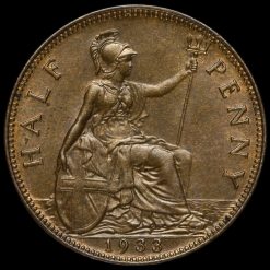 1933 George V Halfpenny Reverse