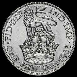 1933 George V Silver Shilling Reverse