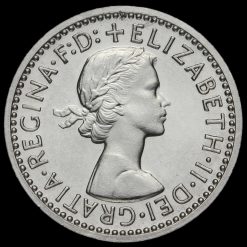 1962 Elizabeth II Silver Maundy Fourpence Obverse