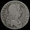 1673/2 (3 over 2) Charles II Early Milled Silver Vicesimo Quinto Crown Obverse