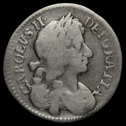 1682 Charles II Early Milled Silver Maundy Fourpence Obverse
