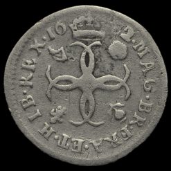 1682 Charles II Early Milled Silver Maundy Fourpence Reverse