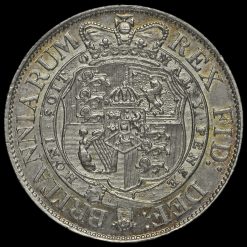 1818 George III Milled Silver Half Crown Reverse
