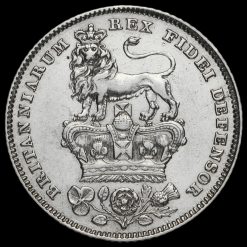 1829 George IV Bare Head Milled Silver Sixpence Reverse