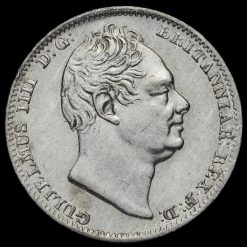 1831 William IV Milled Silver Maundy Fourpence Obverse