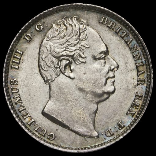 1831 William IV Milled Silver Sixpence Obverse