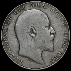 1906 Edward VII Silver Half Crown Obverse