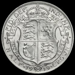 1919 George V Silver Half Crown Reverse
