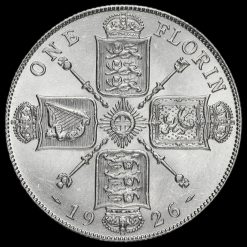1926 George V Silver Florin Reverse