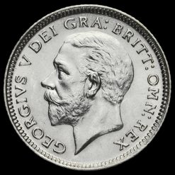 1926 George V Silver Sixpence Obverse