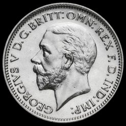 1933 George V Silver Sixpence Obverse