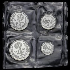 1984 Elizabeth II Silver Maundy Set Reverse