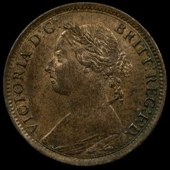 1895 Queen Victoria Bun Head Farthing Obverse