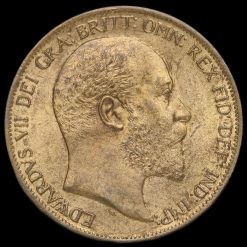 1902 Edward VII High Tide Penny Obverse