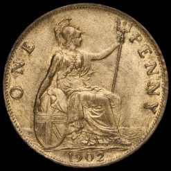 1902 Edward VII High Tide Penny Reverse