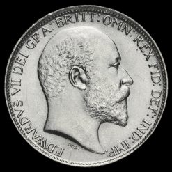 1902 Edward VII Silver Sixpence Obverse