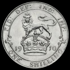 1910 Edward VII Silver Shilling Reverse