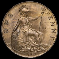 1911 George V Penny Reverse