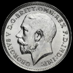 1912 George V Silver Threepence Obverse