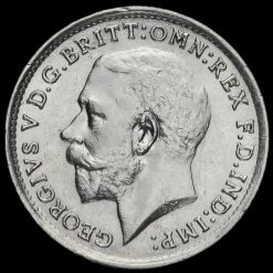 1919 George V Silver Threepence Obverse