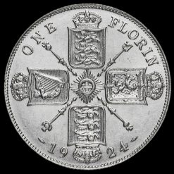 1924 George V Silver Florin Reverse