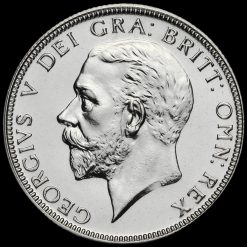 1927 George V Silver Proof Florin Obverse