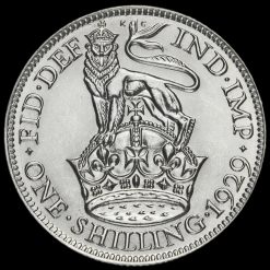 1929 George V Silver Shilling Reverse