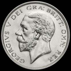 1931 George V Silver Half Crown Obverse